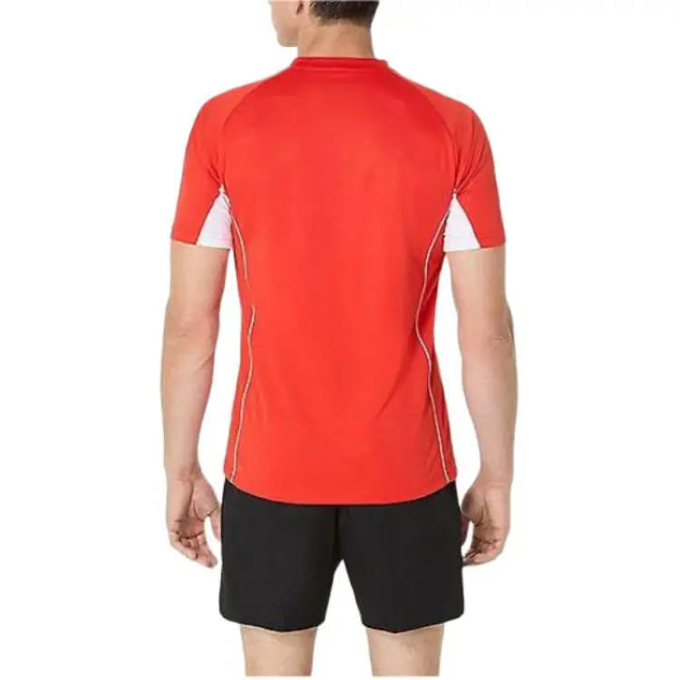 Asics T Shirts Men Red-1