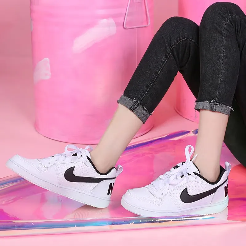 Nike Court Borough Low 'Summit White Black' GS-1