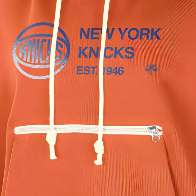 Nike New York Knicks Standard Issue Women's Nike Dri FIT Nba Pullover Hoodie-3