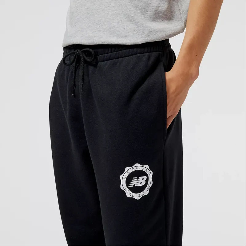 New Balance Sport Seasonal Knitted Sports Pants Men's Black-5