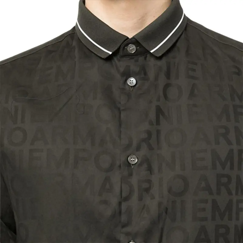 EMPORIO ARMANI FW21 Shirt Men's Black-4