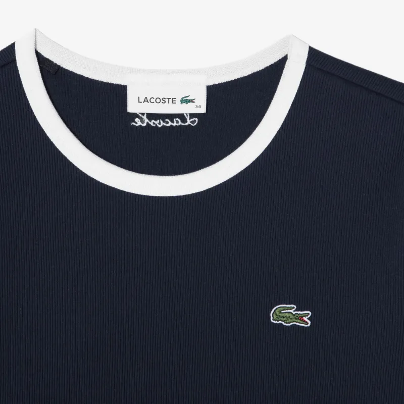 LACOSTE T Shirts Women's Blue-4