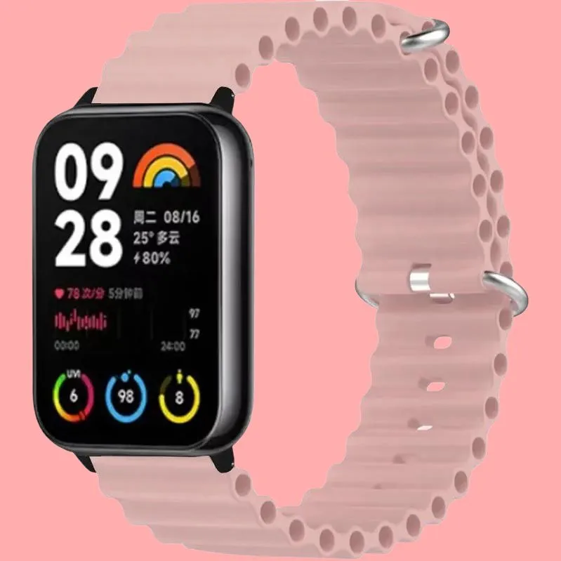 LOVINGCOOL Watch Band Xiaomi Compatibility Silicone Material-6