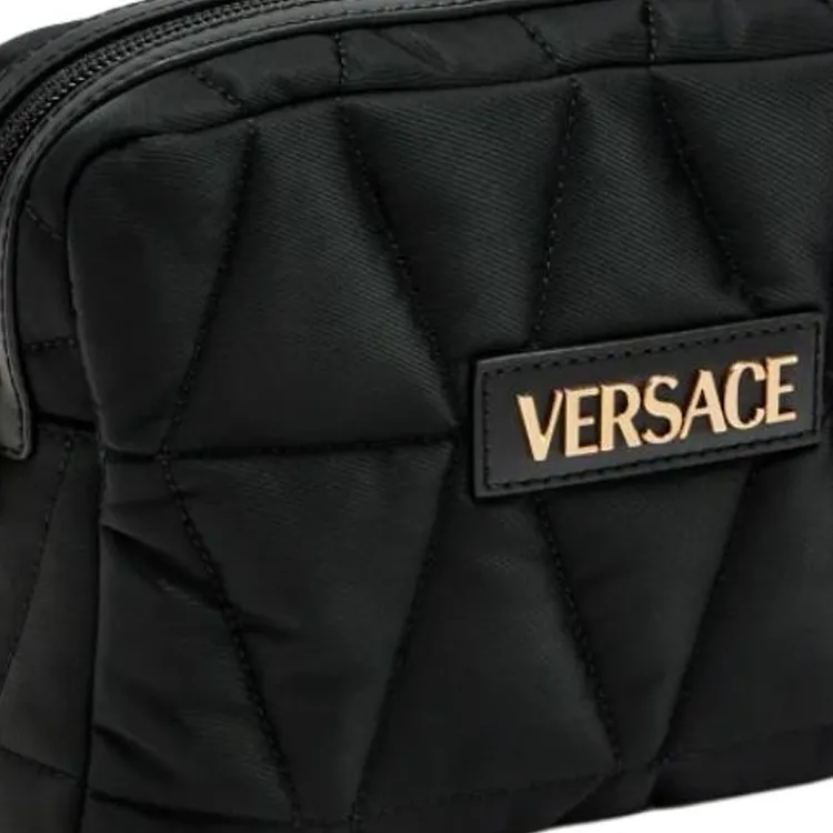 FANSIZHE Nylon Fanny Pack Men's Black-3