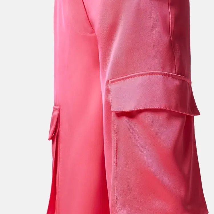 VERSACE Casual Pants Women's Pink-3