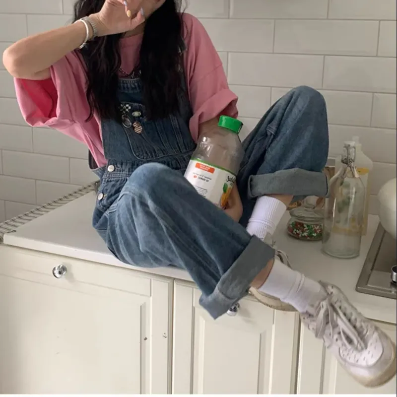 YuChaJia Overalls Women's Overalls-8