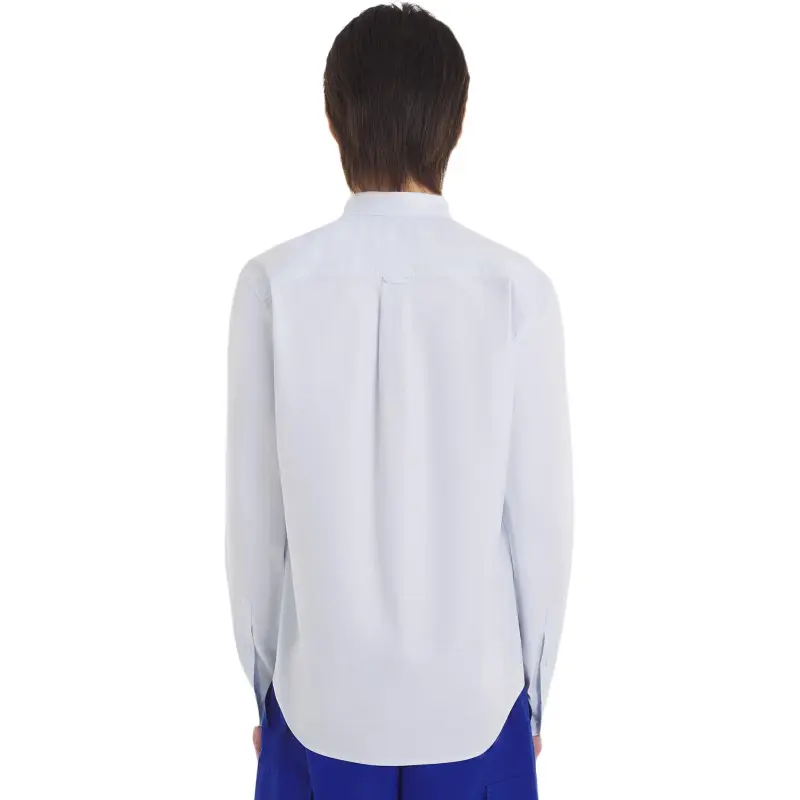 Maison Kitsune Shirts Men Blue-4