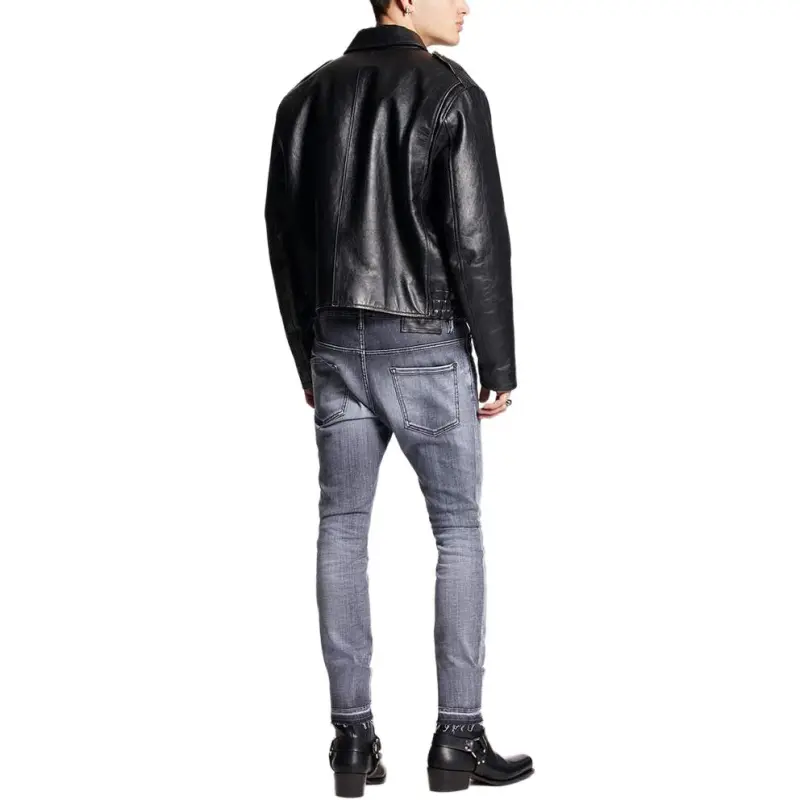 DSQUARED 2 Faded Straight Leg Skinny Jeans-2