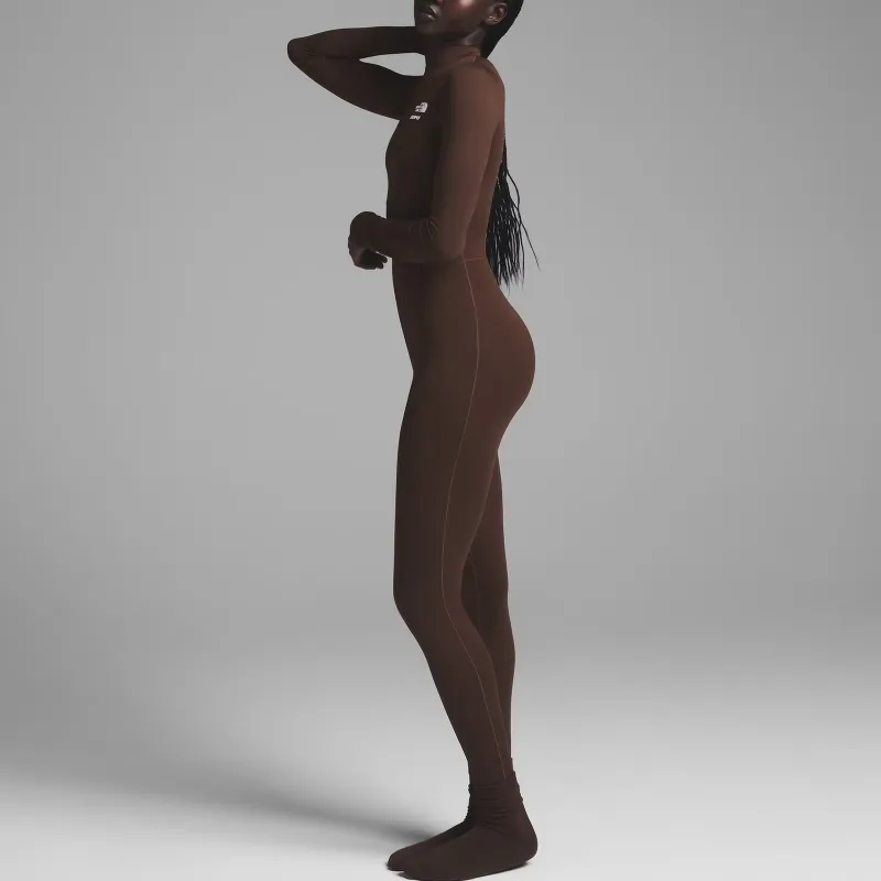Skims X Tnf Refina Bodysuit Cocoa-4