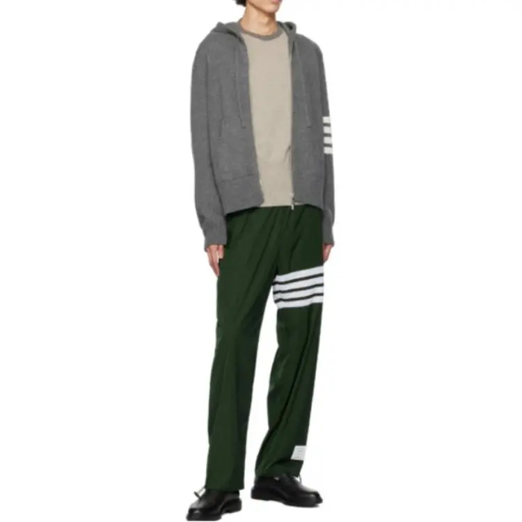 THOM BROWNE THOM BROWNE FW23 Early Autumn Collection Casual Pants Men Green-1