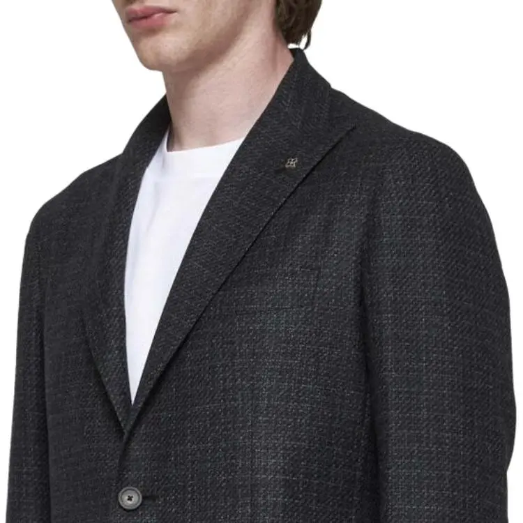Tagliatore Logo brooch Blazer-4
