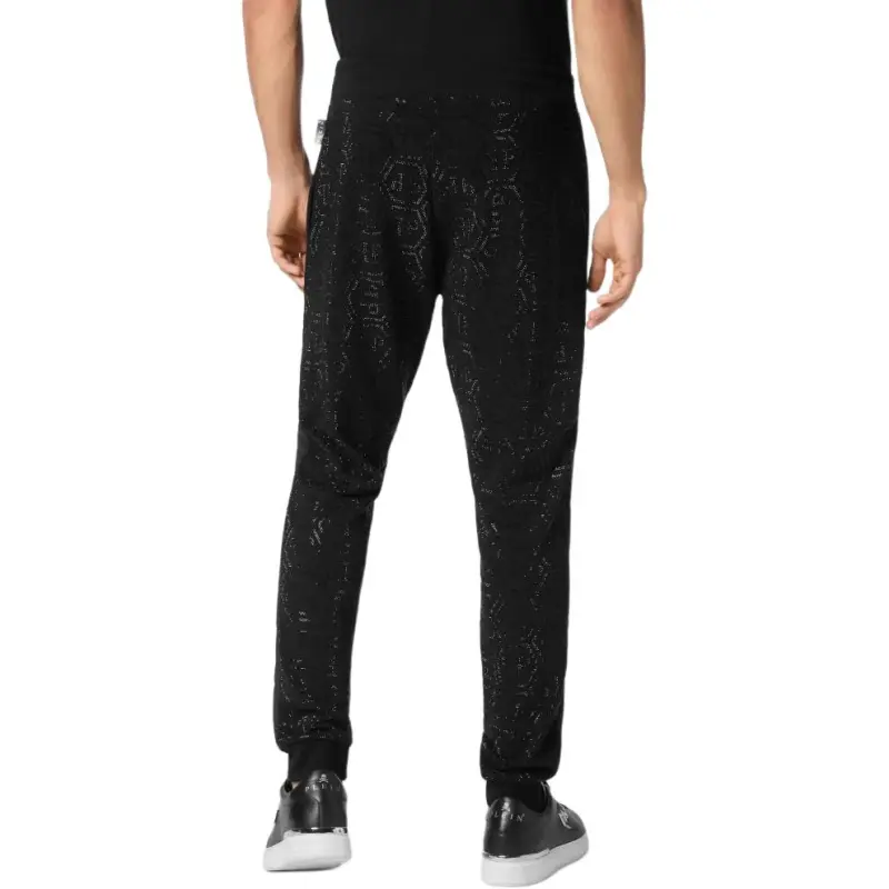 PHILIPP PLEIN Inserts Monogram Strass Track Pants-2