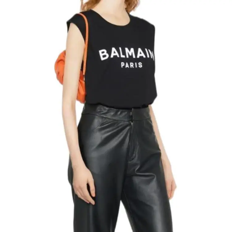 BALMAIN Button detailed T shirt-2