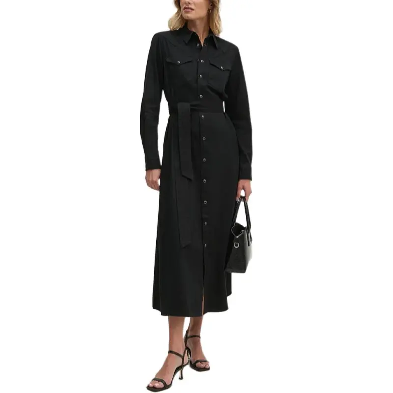 Polo Ralph Lauren Shirt Midi Dress-3