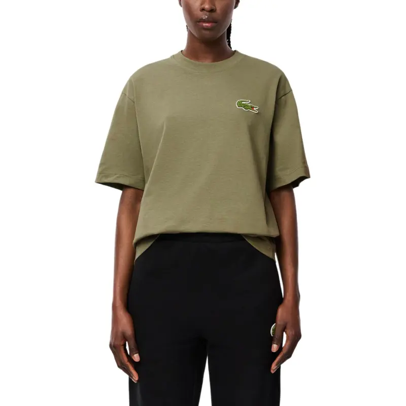 LACOSTE Logo appliqué T shirt-2