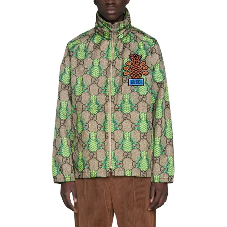 GUCCI Pineapple Gg Print Jacket-2