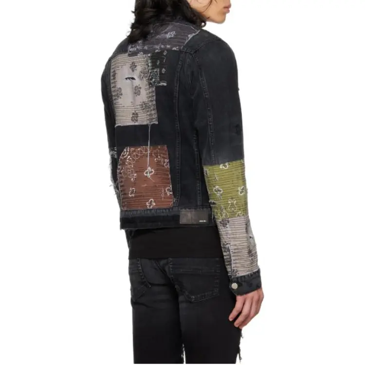 AMIRI Denim Jackets Men Black-4