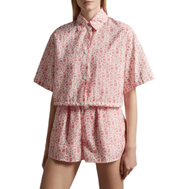 Moncler Logo print Cropped Shirt-2