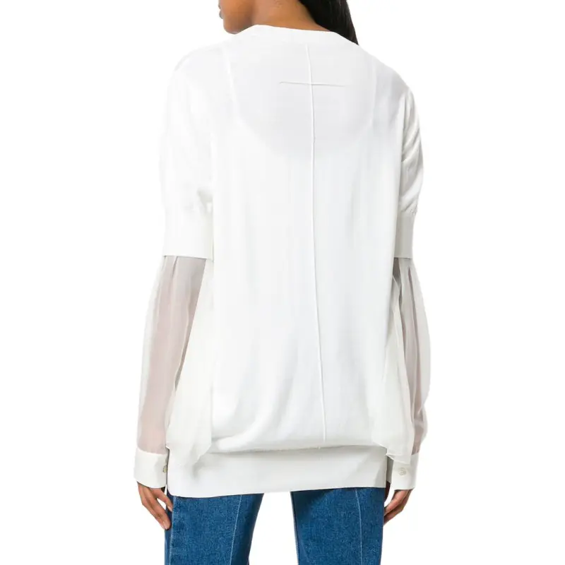 Givenchy Sheer Sleeve Sweater-2