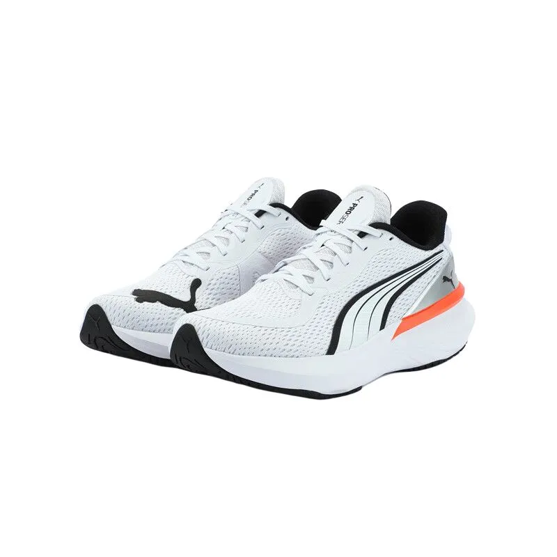PUMA Cushioning, Wear Resistant Low Top Casual Running Shoes Unisex White-2