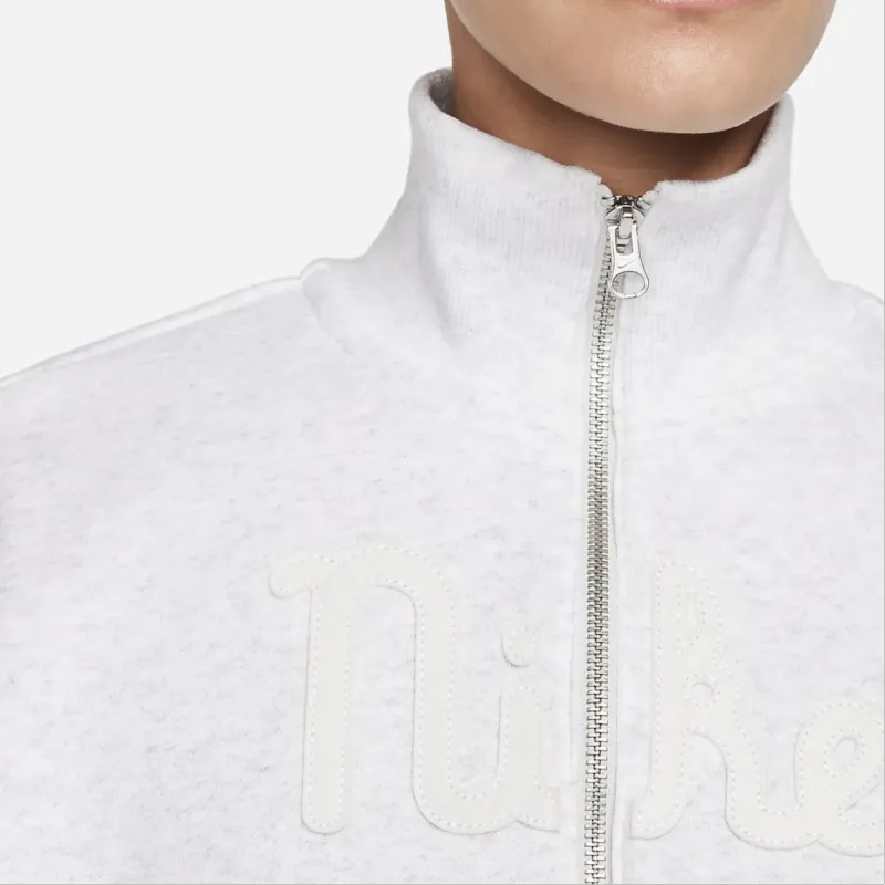 Nike Sportswear Women's Oversized 1/2-Zip Crop Fleece Sweatshirt-3