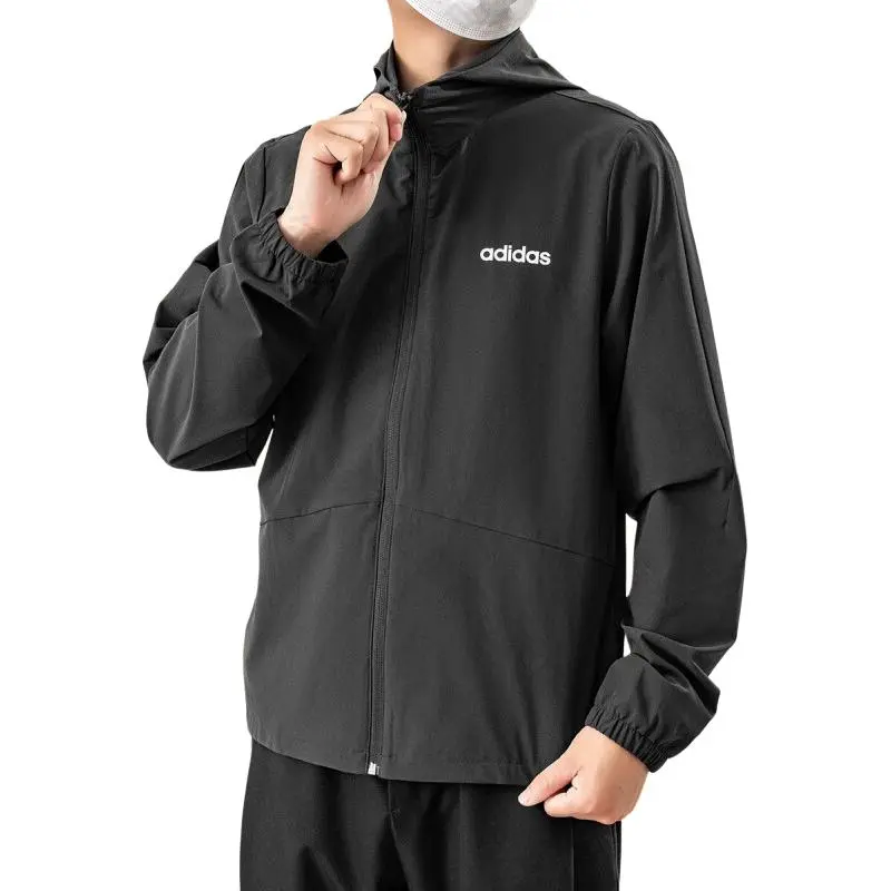Adidas Jackets Coats Men's Black-2