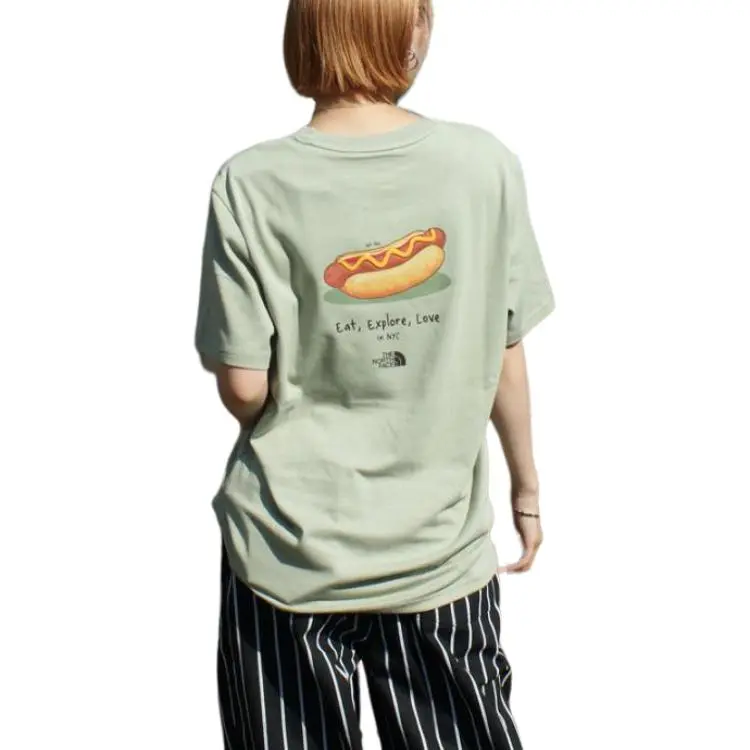 THE NORTH FACE T Shirts Men Olive Green-3