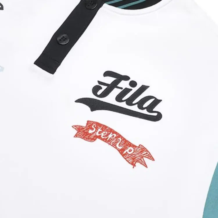 FILA FUSION BASEBALL Series Polo Shirt Women's Standard White-2