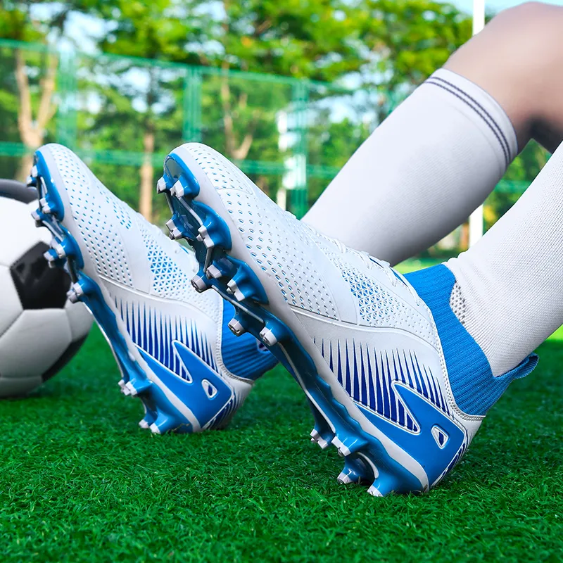 VAKY AG Rubber Short Studs Soft Ground Artificial Ground Natural Ground Wear-Resistant Coverage Soccer Shoes Unisex-9