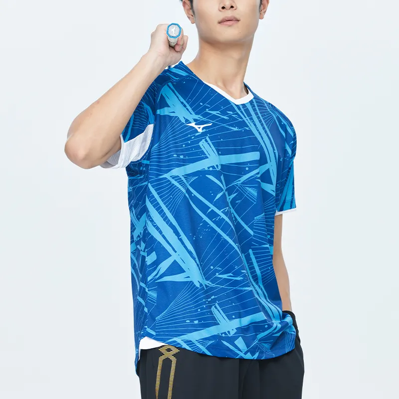 Mizuno T-Shirt Unisex Cobalt Blue-4