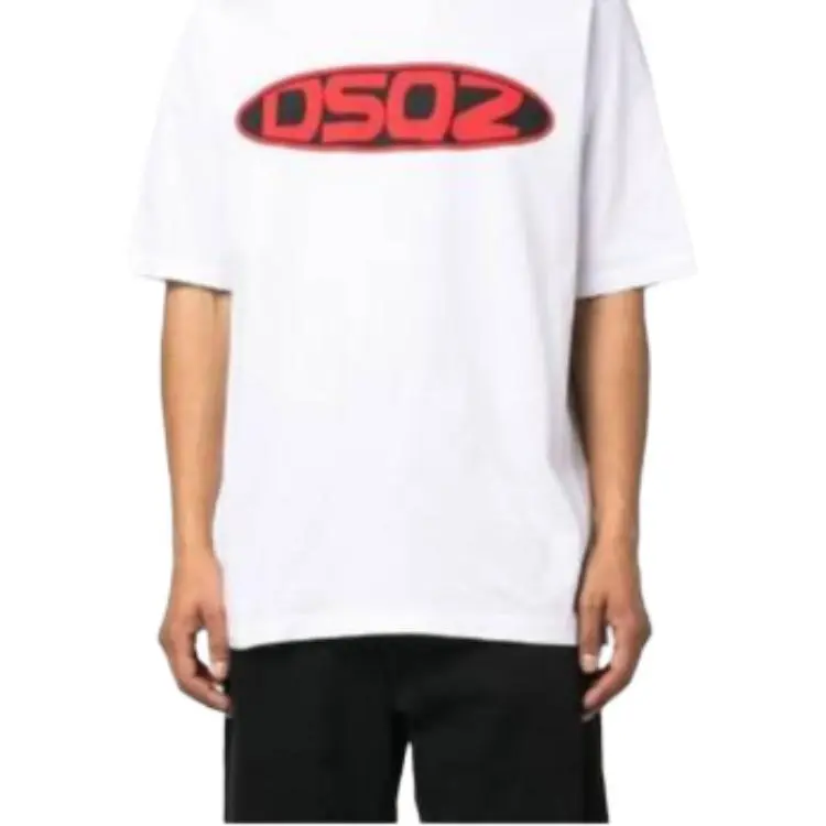 DSQUARED2 Logo print Short sleeve T shirt-5