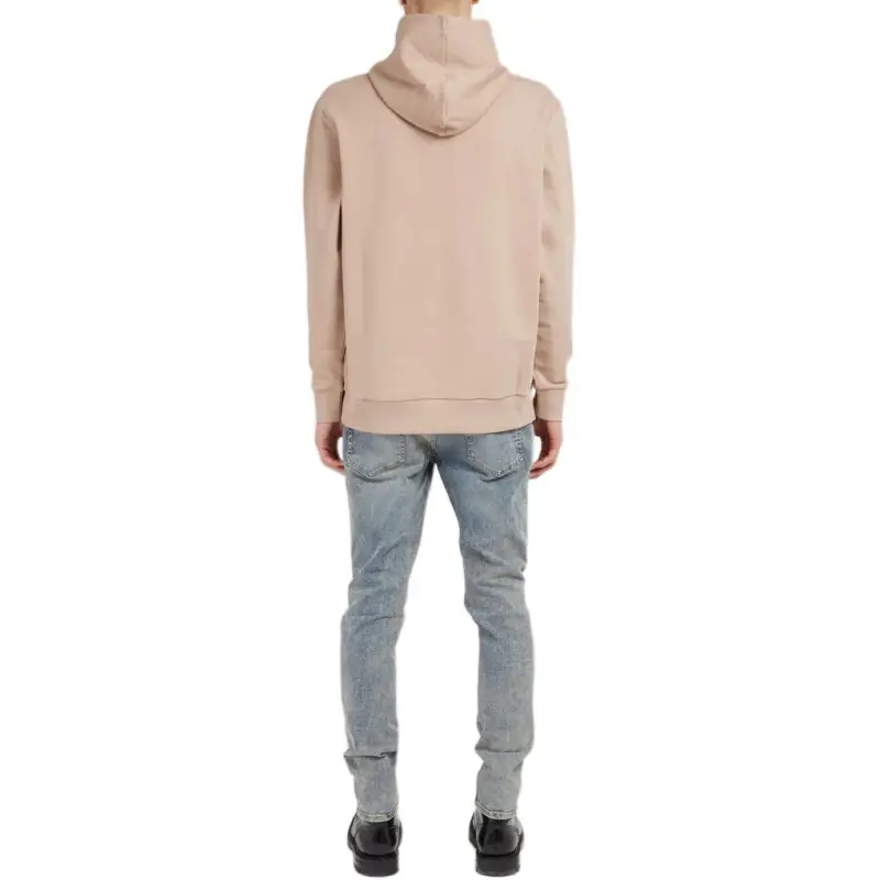 BALMAIN Logo Embossed Drawstring Hoodie-3