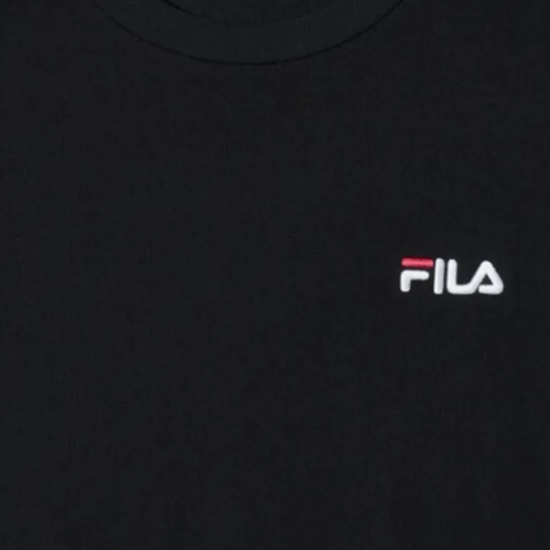 FILA T Shirts Unisex Black BLK-2