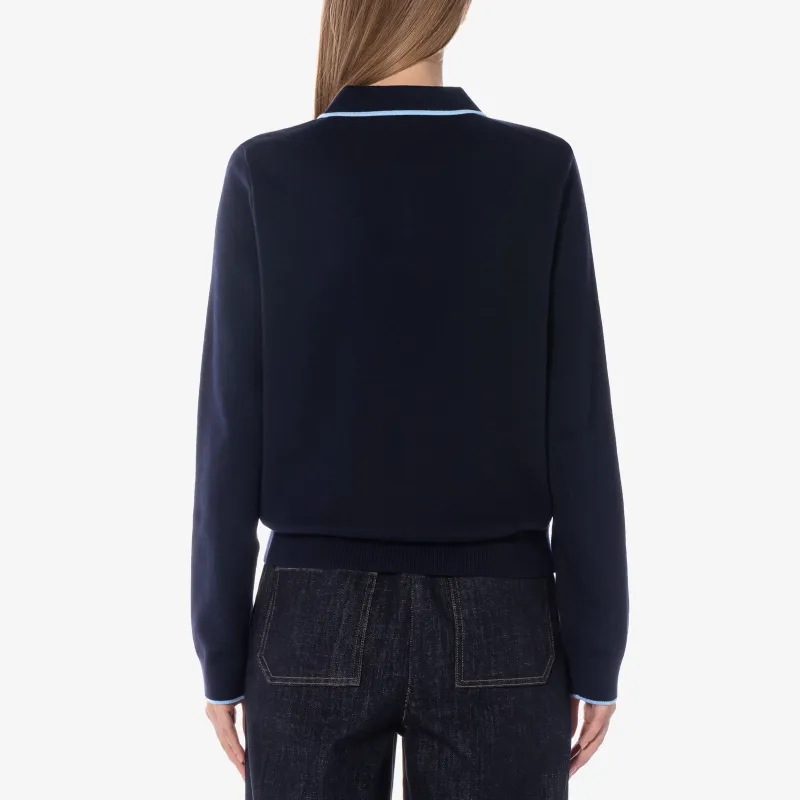LACOSTE Sweater Women's Sea Blue-3