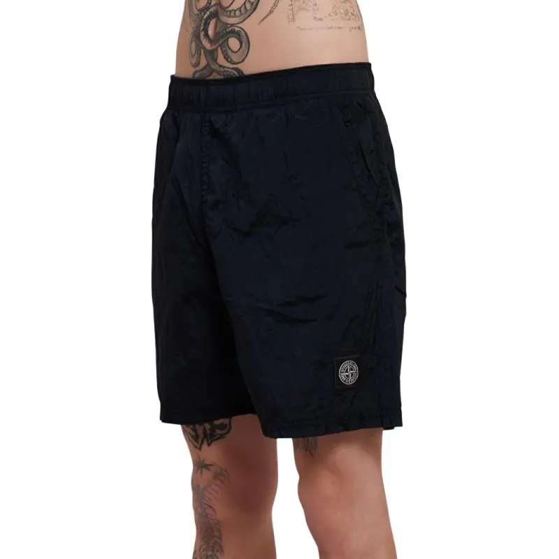 STONE ISLAND Compass motif Track Shorts-4