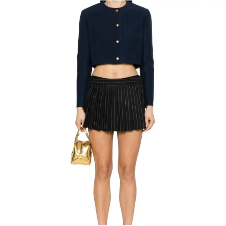PRADA Crewneck Cropped Jacket-2
