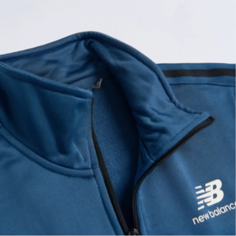 New Balance Jackets Men Navy Blue-4