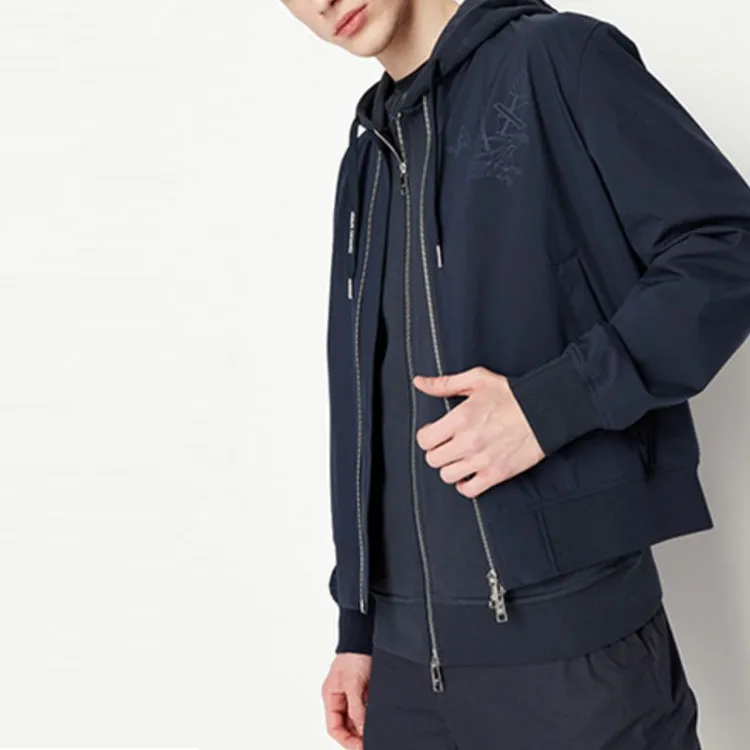 ARMANI EXCHANGE Jackets Men Navy Blue-4