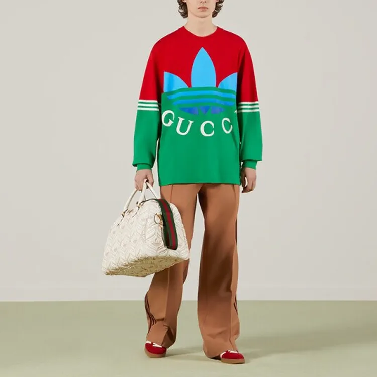 GUCCI x Adidas SS23 T Shirt Men's Green-1