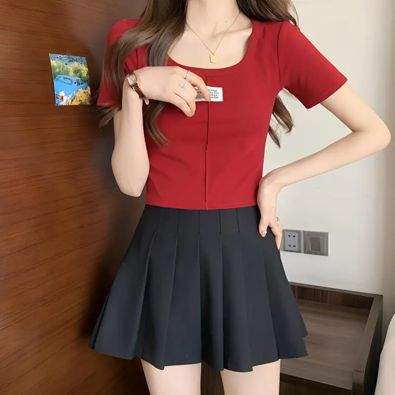 RTNH Summer T Shirt Women's Red-8