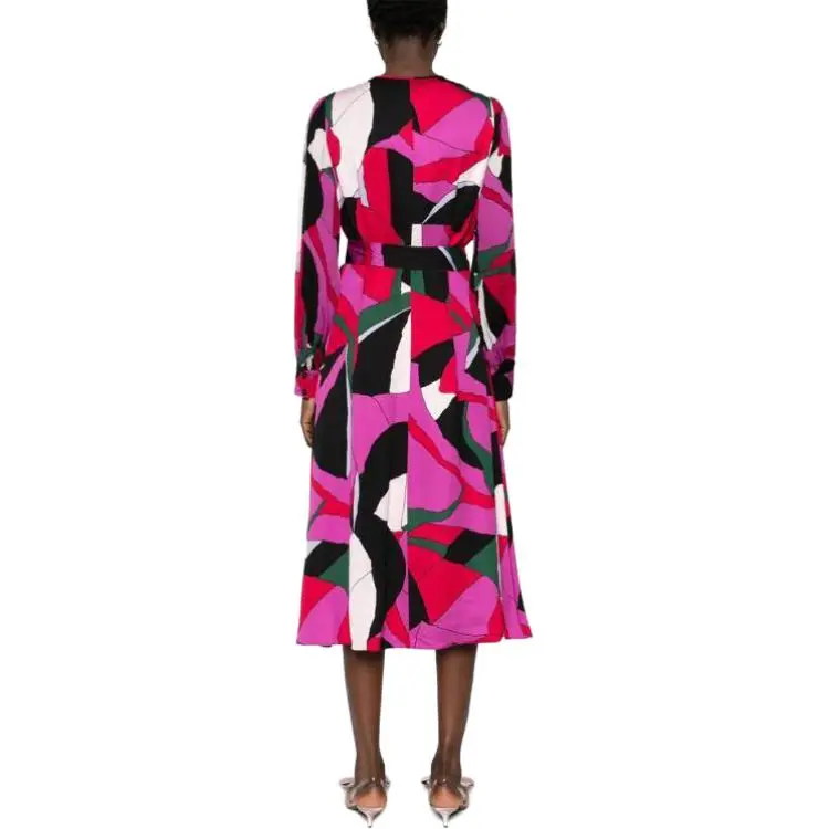 DVF Diane Von Furstenberg Abel All Over Printed Midi Dress-2