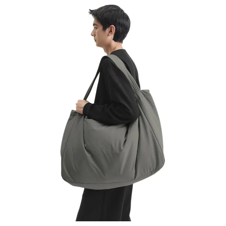 Nice Rice Fabric Tote Bag, Shoulder Bag Large Size Unisex Multicolor-6