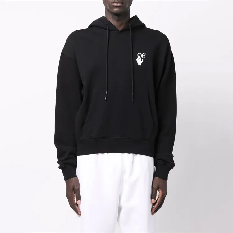 OFF WHITE Slim Fit Pascal Arrow Hoodie-2