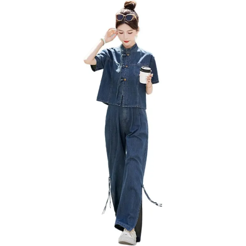 Fele.d Casual Suit Women's Denim-1