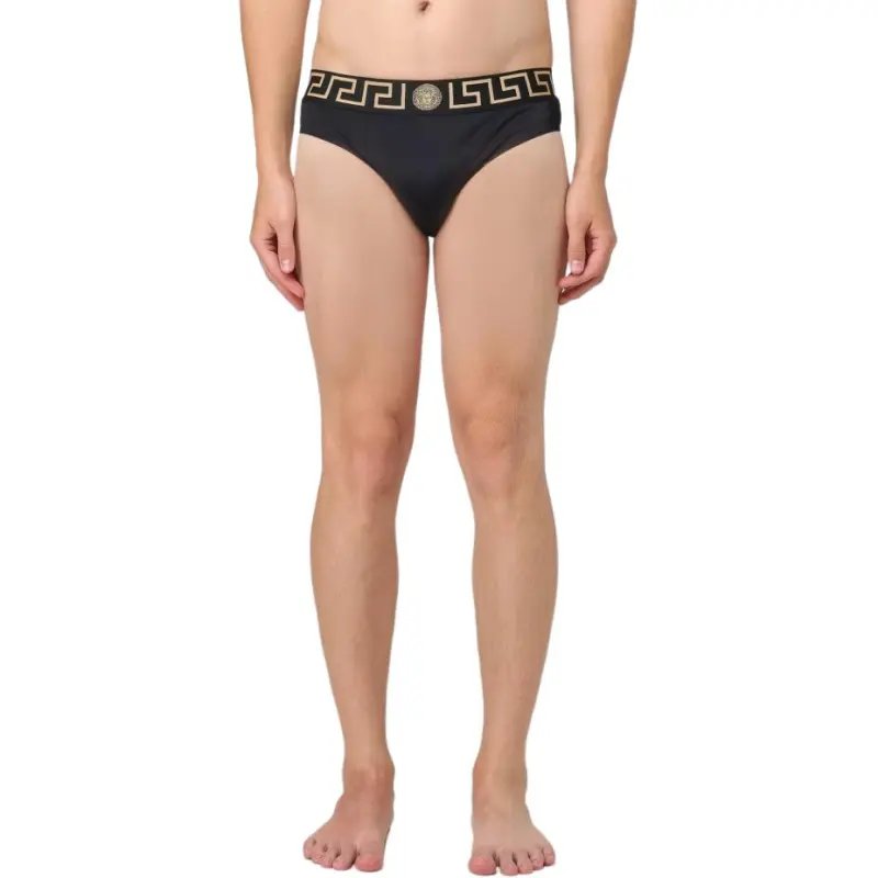 Versace Greca Border Stretched Swim Shorts-2