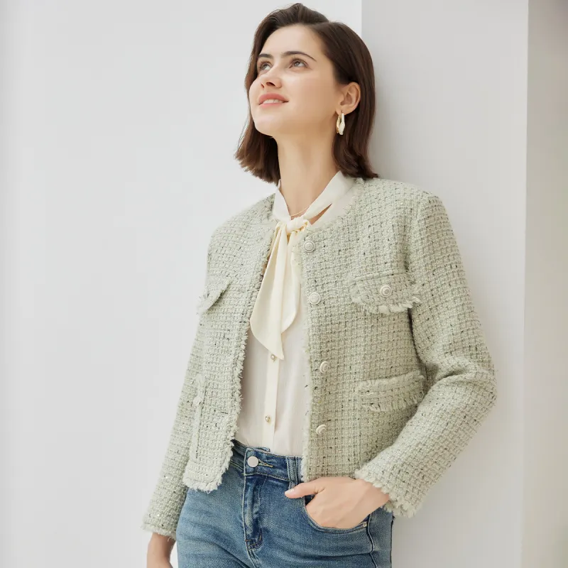 NAWAIN Jackets Coats Women's Green-3