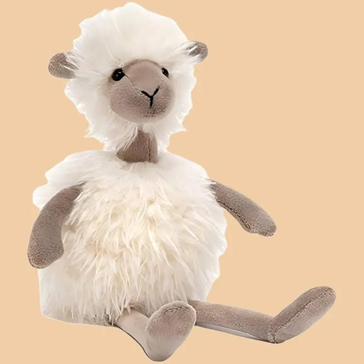 JELLYCAT Farm Animal Collection Candy Sheep Dolls Plush Doll Middle High-1