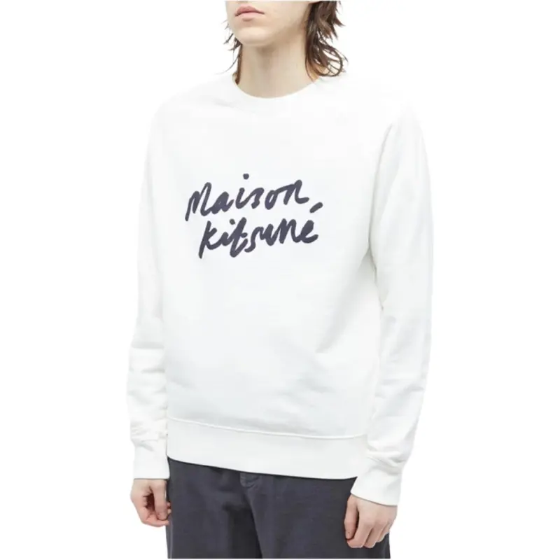 Maison Kitsune Sweatshirts Men White-5