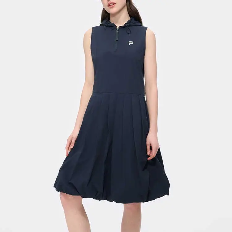 FILA FUSION Sleeveless Dress Women's Cyan Cloud Blue DB-2