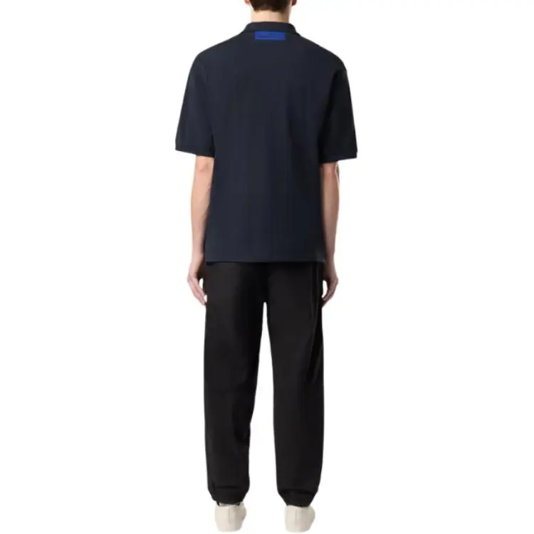 STONE ISLAND Logo Embroidered Short Sleeved Polo Shirt-3